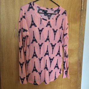 Eiffel Tower long sleeve tee